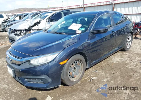 2016 Honda Civic Lx from USA, damaged, VIN 19XFC2F53GE005887